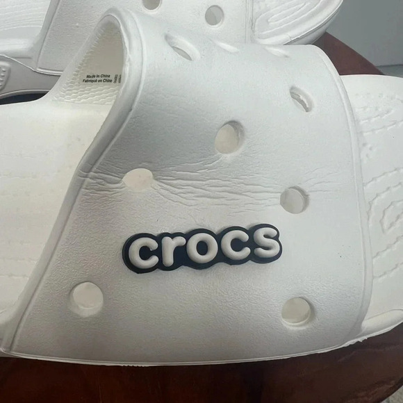 Crocs Classic Slide Sandals Unisex White Men's 10 / Women's 12 - Picture 6 of 12
